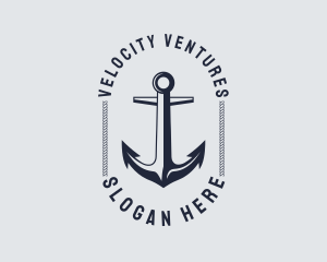 Navy Marine Anchor Logo