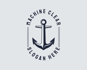 Navy Marine Anchor Logo
