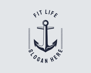 Seaman - Navy Marine Anchor logo design