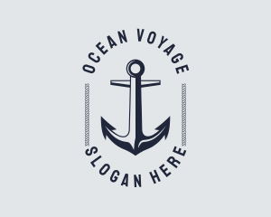 Navy Marine Anchor logo design