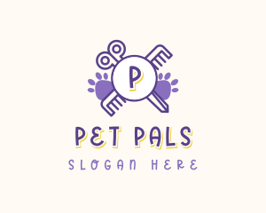 Paw Pet Grooming logo design