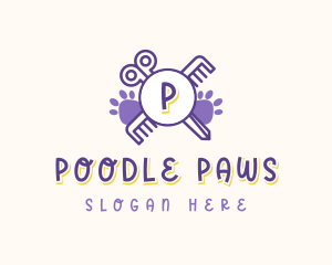 Paw Pet Grooming logo design