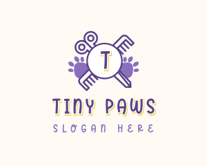 Paw Pet Grooming logo design