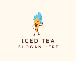 Ice Cream Cone logo design