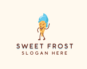 Ice Cream Cone logo design