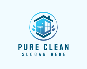 House Cleaning Sanitation logo design