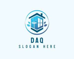 Apartment - House Cleaning Sanitation logo design