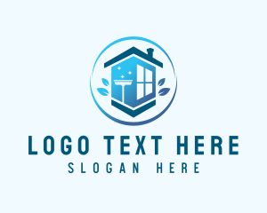 Window - House Cleaning Sanitation logo design