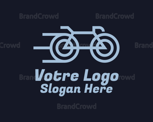 Fast Bicycle Rider Logo