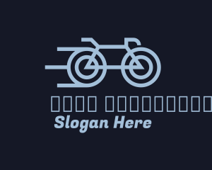 Racing - Fast Bicycle Rider logo design