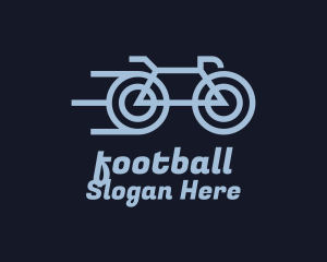 Racing - Fast Bicycle Rider logo design