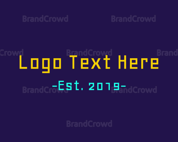 Arcade Technology Text Font Logo