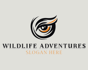 Zoo Wildlife Eye logo design