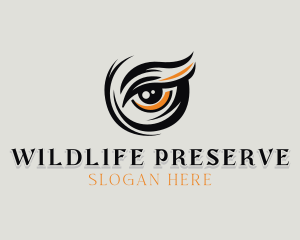 Zoo Wildlife Eye logo design