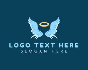 Religion - Holy Halo Wings logo design