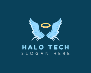 Halo - Holy Halo Wings logo design