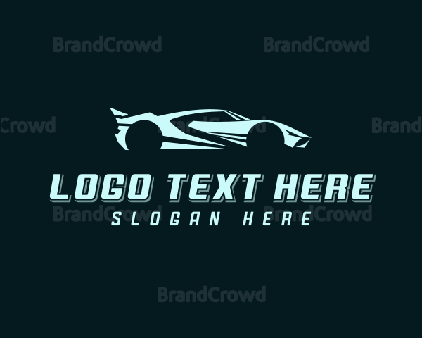 Vehicle Racer Transportation Logo