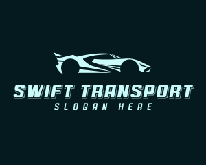 Vehicle Racer Transportation logo design