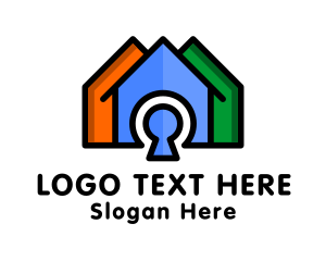 Real Estate - Residential House Property logo design