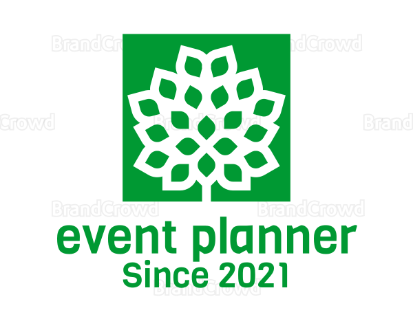 Tree Planting Nature Logo