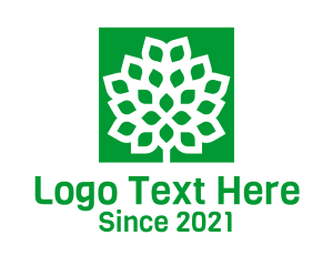 Eco Park - Tree Planting Nature logo design