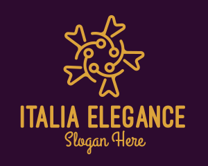 Decorative Elegant Flower logo design