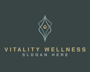 Moon Yoga Wellness  logo design