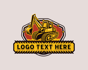 Builder - Industrial Excavator Machine logo design