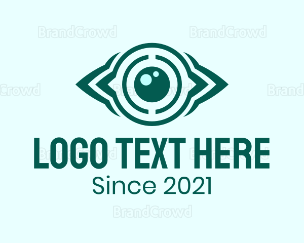 Surveillance Hypnotic Eye Logo