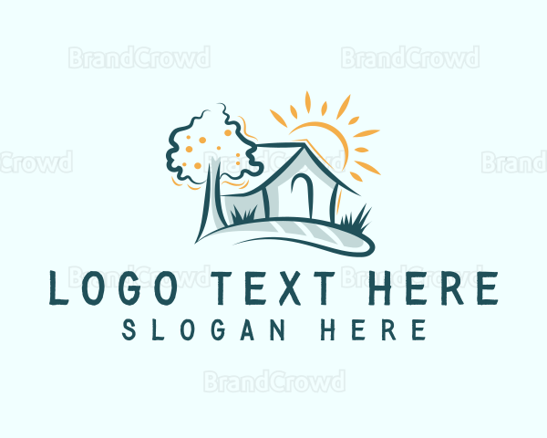 Home Landscaping  Lawn Logo