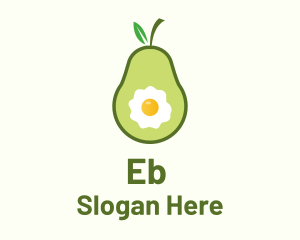 Egg Avocado Breakfast Logo