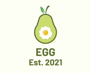 Egg Avocado Breakfast logo design