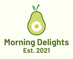 Egg Avocado Breakfast logo design
