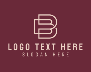 Letter B - Professional Business Letter B logo design