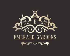 Stylish Floral Garden logo design