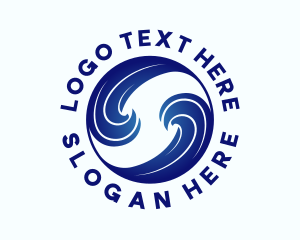 Beach - Ocean Water Wave logo design