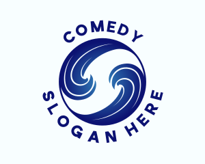 Ocean Water Wave Logo