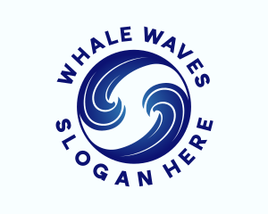 Ocean Water Wave logo design