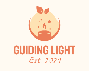 Orange Candle Souvenir logo design