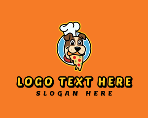 Pizza Dog Chef Logo