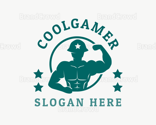 Fitness Star Soldier Logo