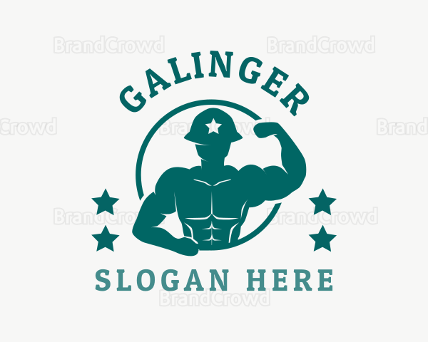 Fitness Star Soldier Logo