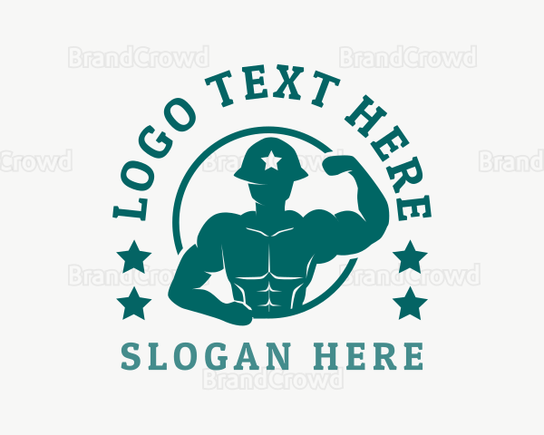 Fitness Star Soldier Logo