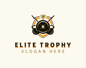 Trophy - Weightlifting Trophy Championship logo design