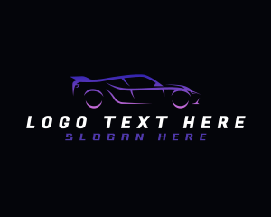 Service - Modern Car Mechanic logo design