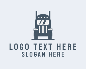 Transport - Transport Truck Delivery Trucking logo design