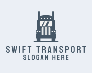 Transport - Transport Truck Delivery Trucking logo design