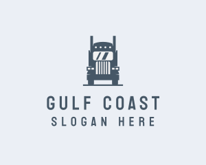 Transport Truck Delivery Trucking logo design