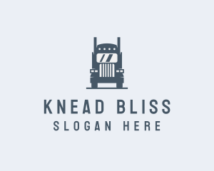 Transport Truck Delivery Trucking logo design