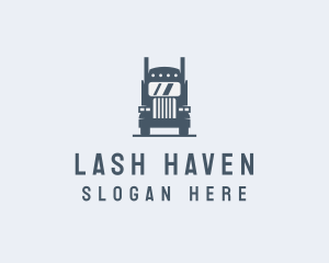 Transport Truck Delivery Trucking logo design